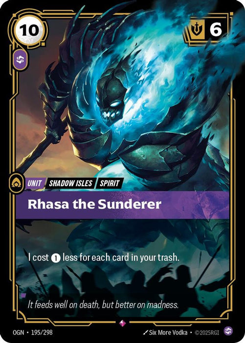 Rhasa the Sunderer (#195/298) (Origins) Near Mint Foil