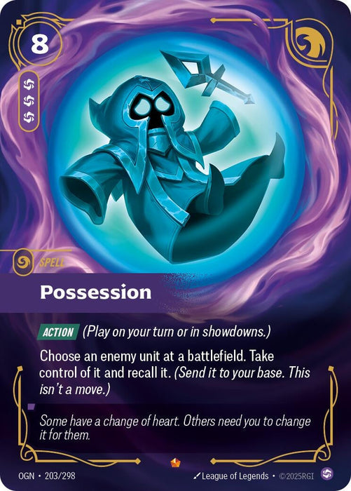 Image for Possession (203/298) [Origins] - Riftbound: League of Legends Trading Card Game
