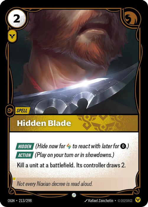 Hidden Blade (#213/298) (Origins) Near Mint