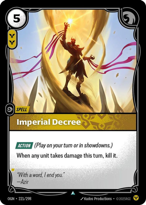 Imperial Decree (#221/298) (Origins) Near Mint