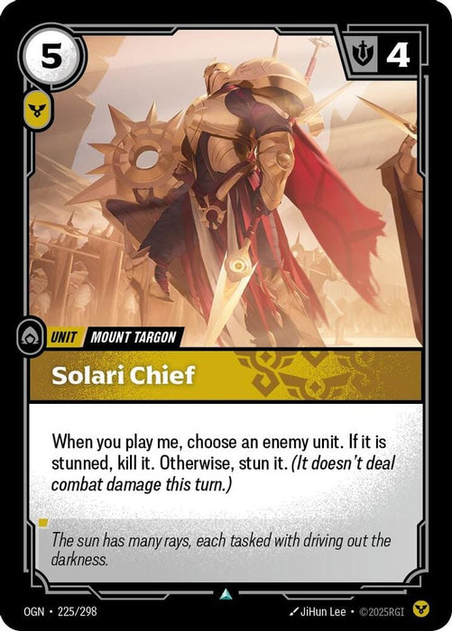 Solari Chief (#225/298) (Origins) Near Mint