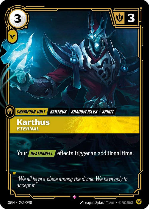 Karthus - Eternal (#236/298) (Origins) Near Mint Foil