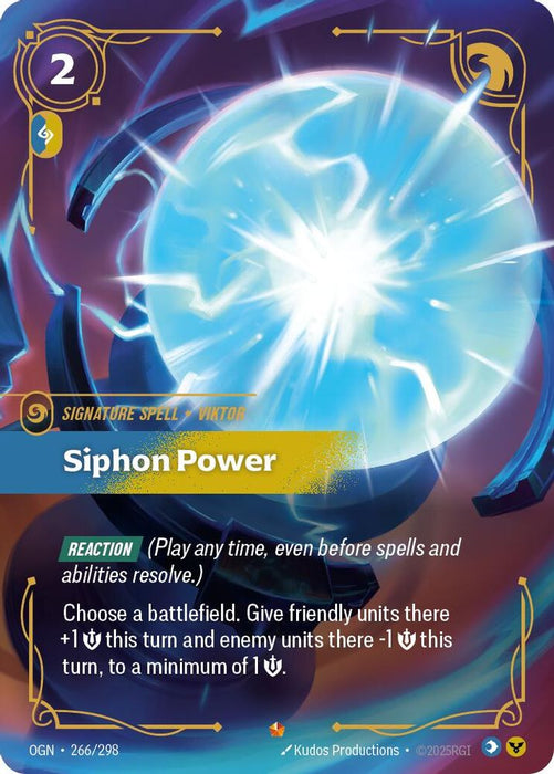 Siphon Power (#266/298) (Origins) Near Mint Foil