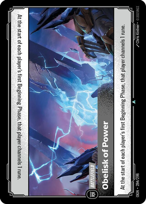 Obelisk of Power (#284/298) (Origins) Near Mint Foil