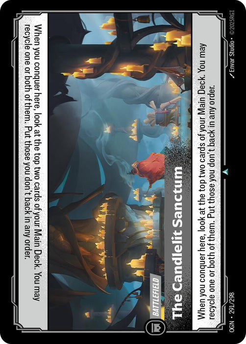 Image for The Candlelit Sanctum (291/298) [Origins] - Riftbound: League of Legends Trading Card Game