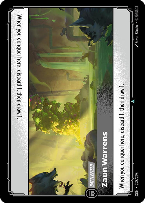 Image for Zaun Warrens (298/298) [Origins] - Riftbound: League of Legends Trading Card Game