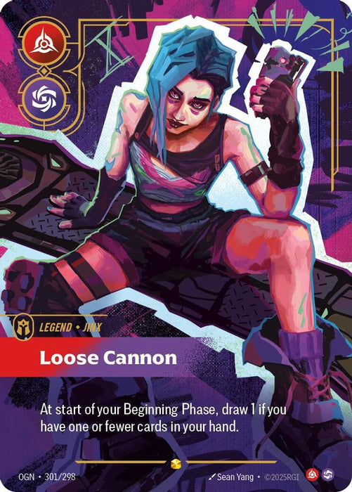 Jinx, Loose Cannon (Overnumbered) (#301/298) (Origins) Near Mint Foil