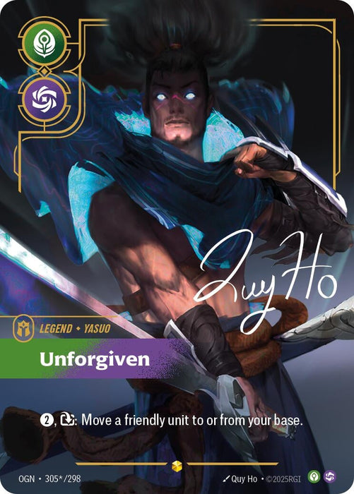 Image for Yasuo - Unforgiven (Signature) (305*/298) [Origins] - Riftbound: League of Legends Trading Card Game