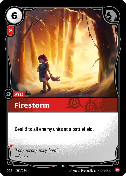 Image for Firestorm (002/024) - Riftbound: League of Legends Trading Card Game