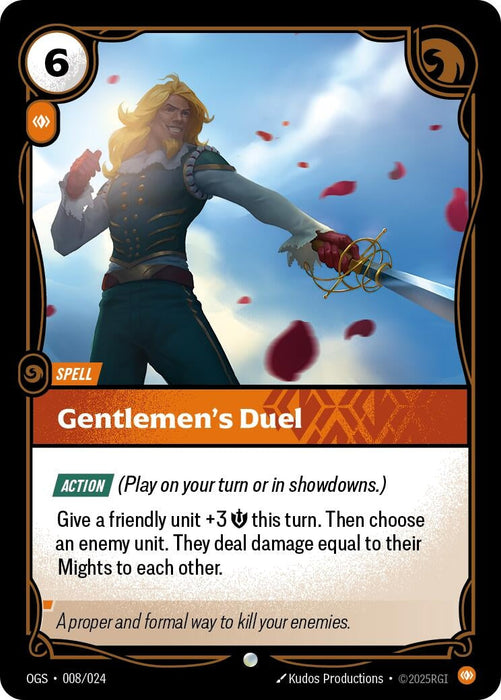 Image for Gentlemen's Duel (008/024) - Riftbound: League of Legends Trading Card Game
