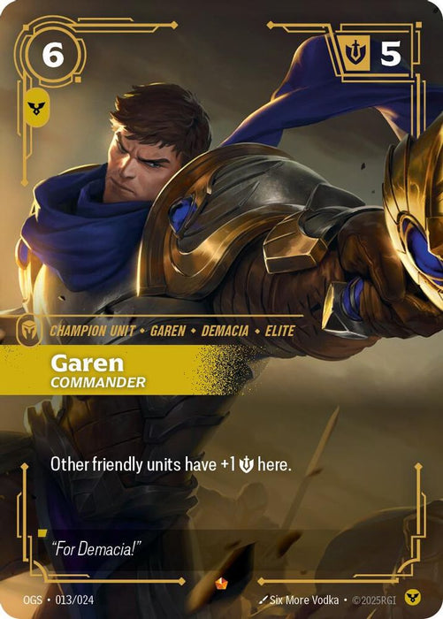 Garen - Commander (#013/024) (Origins: Proving Grounds) Near Mint