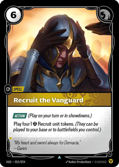 Recruit the Vanguard (#015/024) (Origins: Proving Grounds) Near Mint