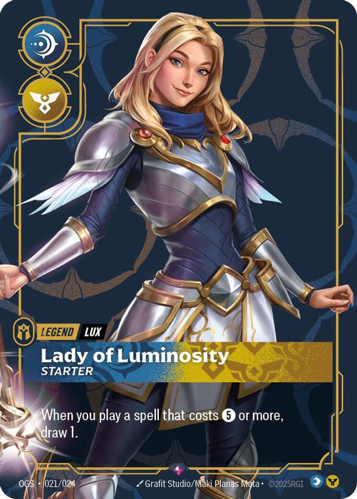 Lux - Lady of Luminosity (Starter) (#021/024) (Origins: Proving Grounds) Near Mint