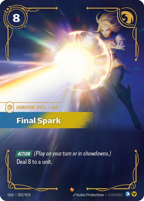 Final Spark (#022/024) (Origins: Proving Grounds) Near Mint