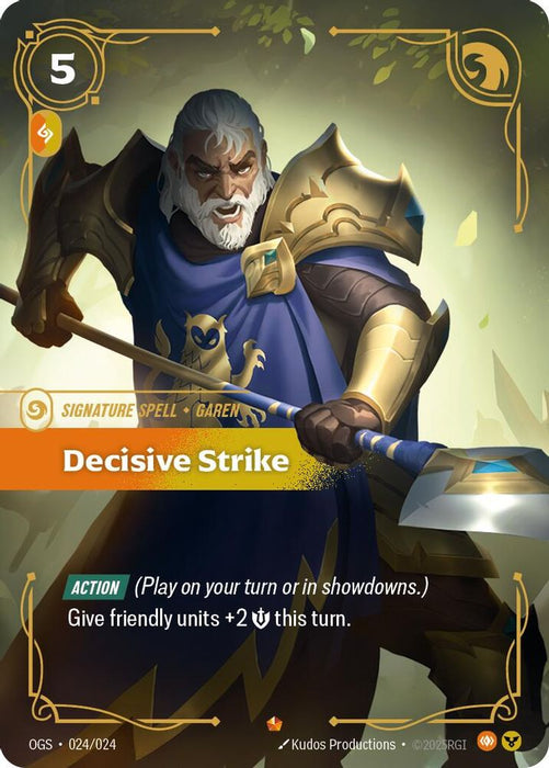 Decisive Strike (#024/024) (Origins: Proving Grounds) Near Mint