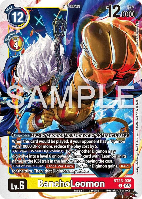 BanchoLeomon (#BT23-036 U) (Hackers' Slumber) Near Mint