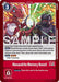 Image for Alexandrite Memory Boost! (LM-051 P) [Limited Card Pack -Another Knight-] - Digimon Card Game