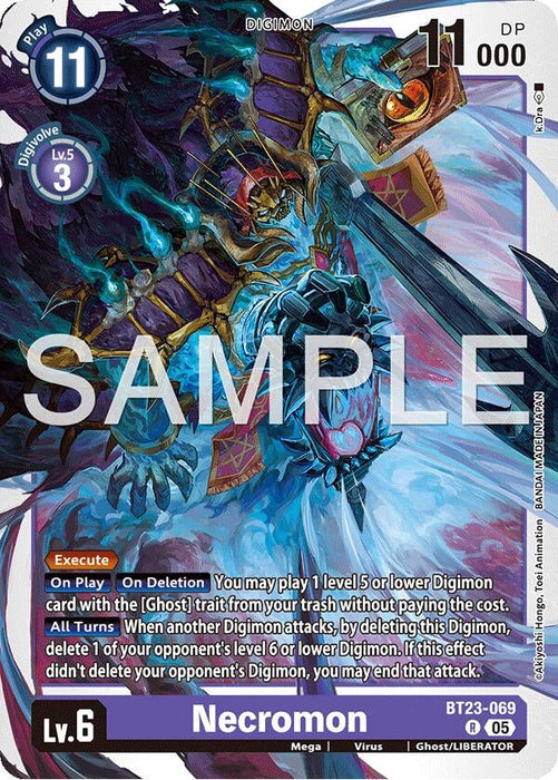 Image for Necromon (BT23-069 R) - Digimon Card Game
