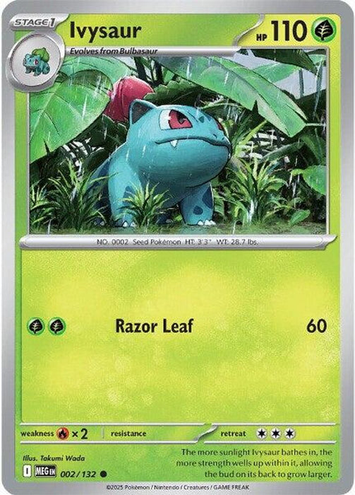 Ivysaur 002 132 (#002/132) (ME01: Mega Evolution)