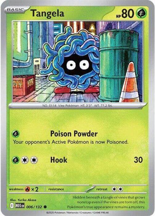 Tangela (#006/132) (ME01: Mega Evolution) Near Mint Reverse Holofoil