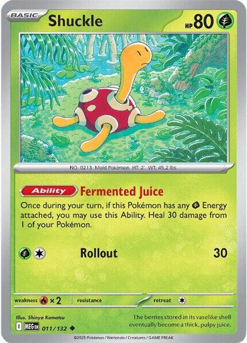 Shuckle 011 132 (#011/132) (ME01: Mega Evolution)