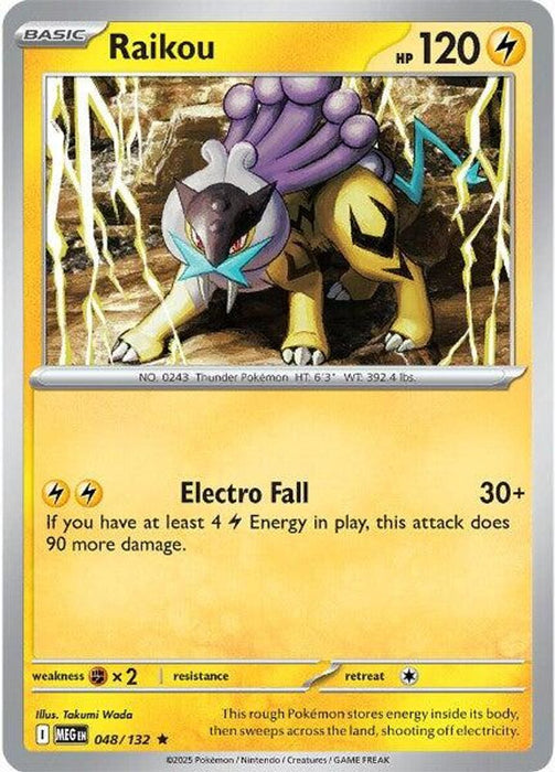 Raikou (#048/132) (ME01: Mega Evolution)