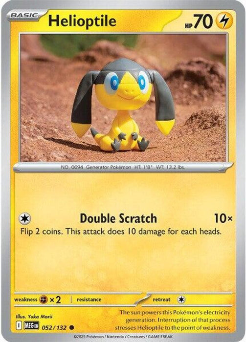 Helioptile - 052/132 (#052/132) (ME01: Mega Evolution)