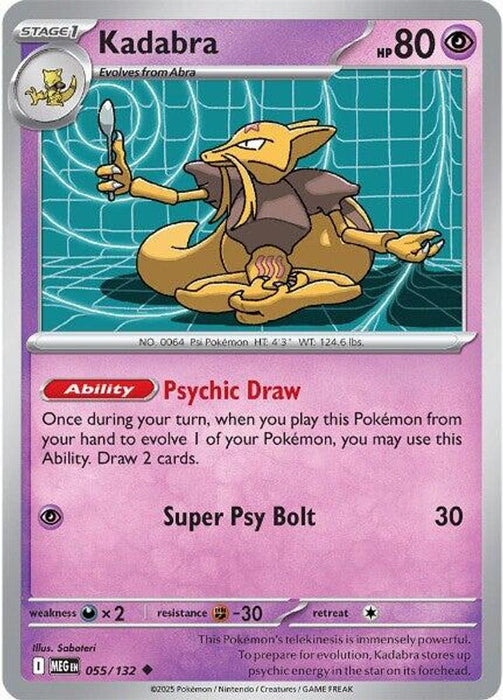 Kadabra (#055/132) (ME01: Mega Evolution)