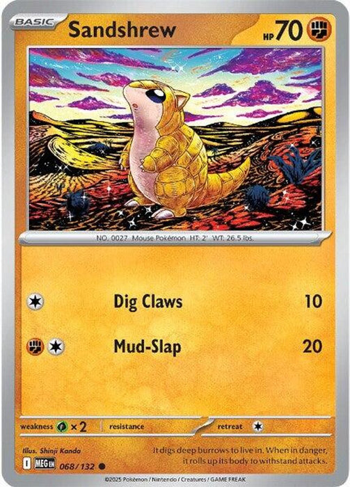 Sandshrew (#068/132) (ME01: Mega Evolution) Near Mint
