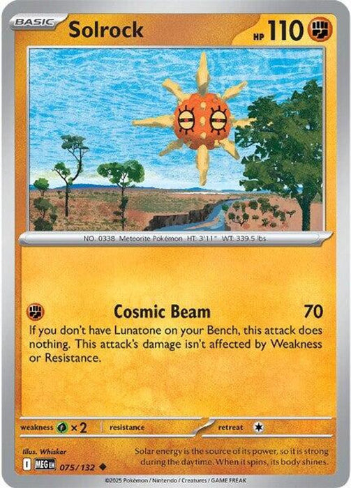 Solrock (#075/132) (ME01: Mega Evolution)