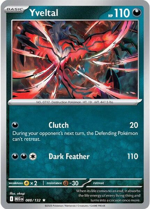 Yveltal (#088/132) (ME01: Mega Evolution)
