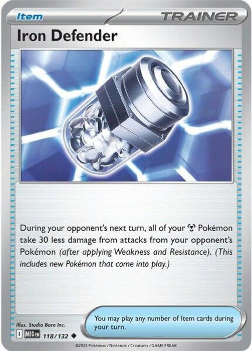 Iron Defender (#118/132) (ME01: Mega Evolution)