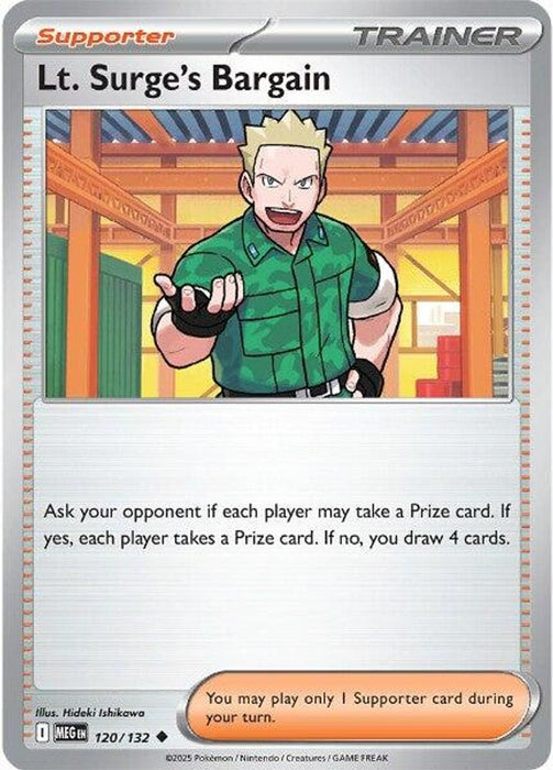 Lt Surges Bargain 120 132 (#120/132) (ME01: Mega Evolution)