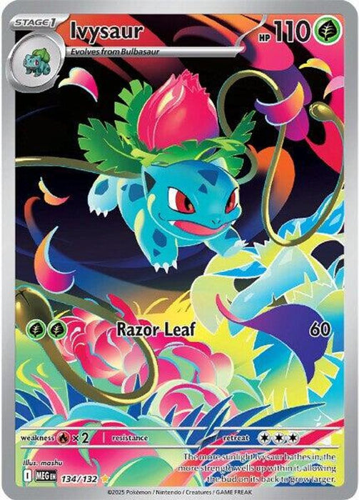 Ivysaur 134 132 (#134/132) (ME01: Mega Evolution) Near Mint Holofoil