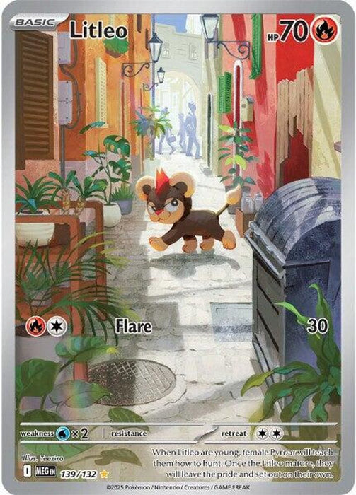 Litleo - 139/132 (#139/132) (ME01: Mega Evolution) Near Mint Holofoil