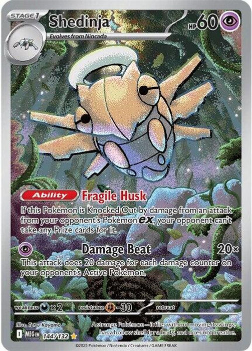 Shedinja 144 132 (#144/132) (ME01: Mega Evolution) Near Mint Holofoil