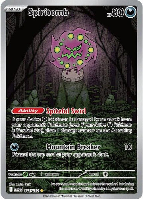 Spiritomb 148 132 (#148/132) (ME01: Mega Evolution) Near Mint Holofoil
