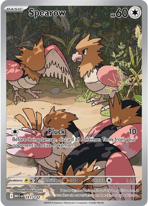 Spearow 151 132 (#151/132) (ME01: Mega Evolution) Near Mint Holofoil