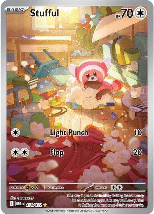 Stufful - 154/132 (#154/132) (ME01: Mega Evolution) Near Mint Holofoil