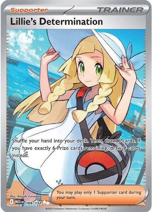 Lillies Determination 169 132 (#169/132) (ME01: Mega Evolution) Near Mint Holofoil