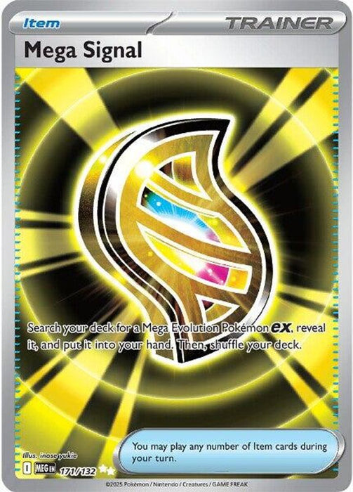 Mega Signal 171 132 (#171/132) (ME01: Mega Evolution) Near Mint Holofoil