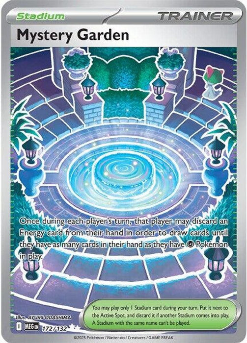 Mystery Garden 172 132 (#172/132) (ME01: Mega Evolution) Near Mint Holofoil