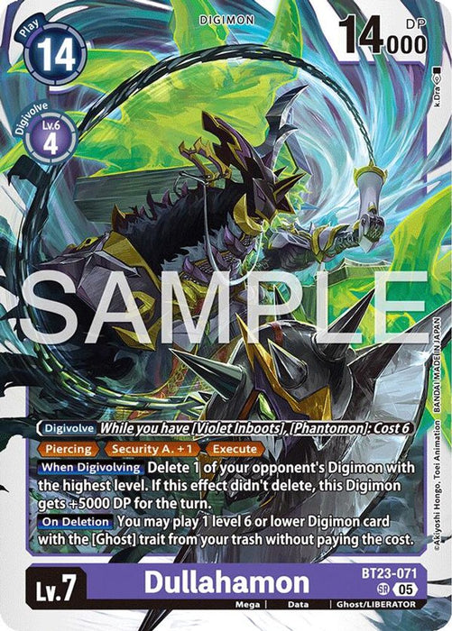 Dullahamon (#BT23-071 SR) (Hackers' Slumber) Near Mint Foil