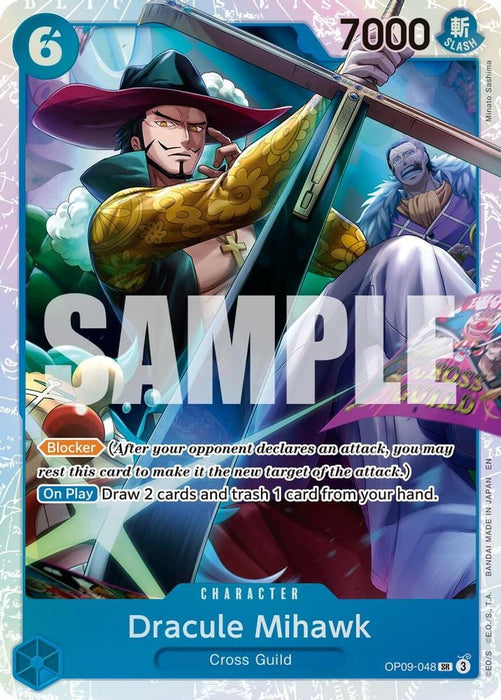 Dracule Mihawk OP09 048 Reprint (#OP09-048) (Premium Booster -The Best- Vol. 2) Near Mint Foil