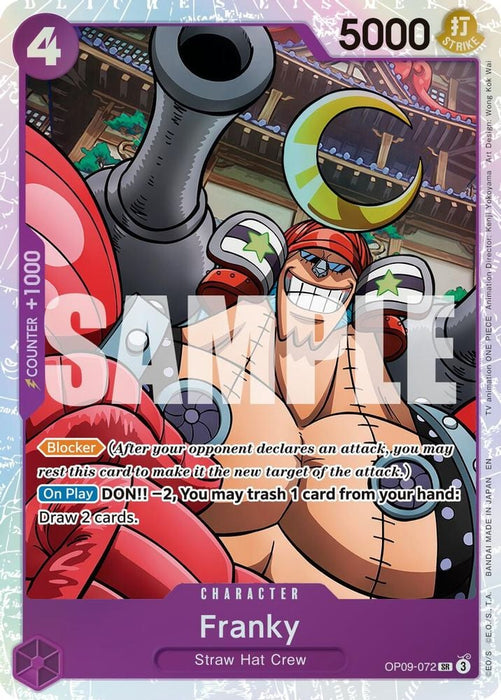Franky OP09 072 Reprint (#OP09-072) (Premium Booster -The Best- Vol. 2) Near Mint Foil