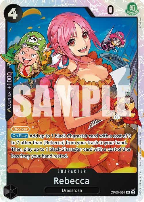 Rebecca Reprint (#OP05-091) (Premium Booster -The Best- Vol. 2) Near Mint Foil