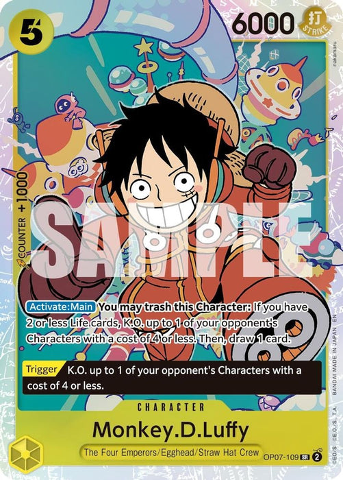 MonkeyDLuffy OP07 109 Reprint (#OP07-109) (Premium Booster -The Best- Vol. 2) Near Mint Foil
