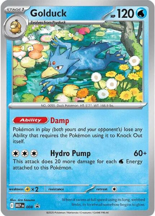 Golduck - 008 (#008) (ME: Mega Evolution Promo) Near Mint Holofoil