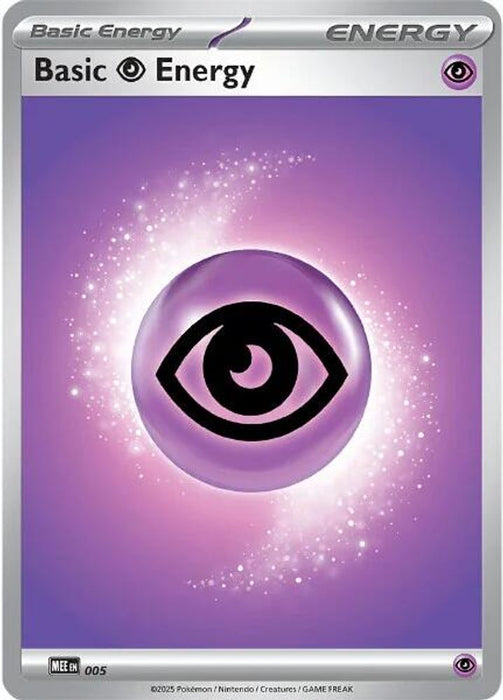 Basic Psychic Energy - 005 (#5) (MEE: Mega Evolution Energies) Near Mint Reverse Holofoil