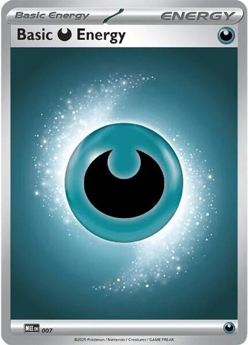 Basic Darkness Energy - 007 (#7) (MEE: Mega Evolution Energies) Near Mint Reverse Holofoil